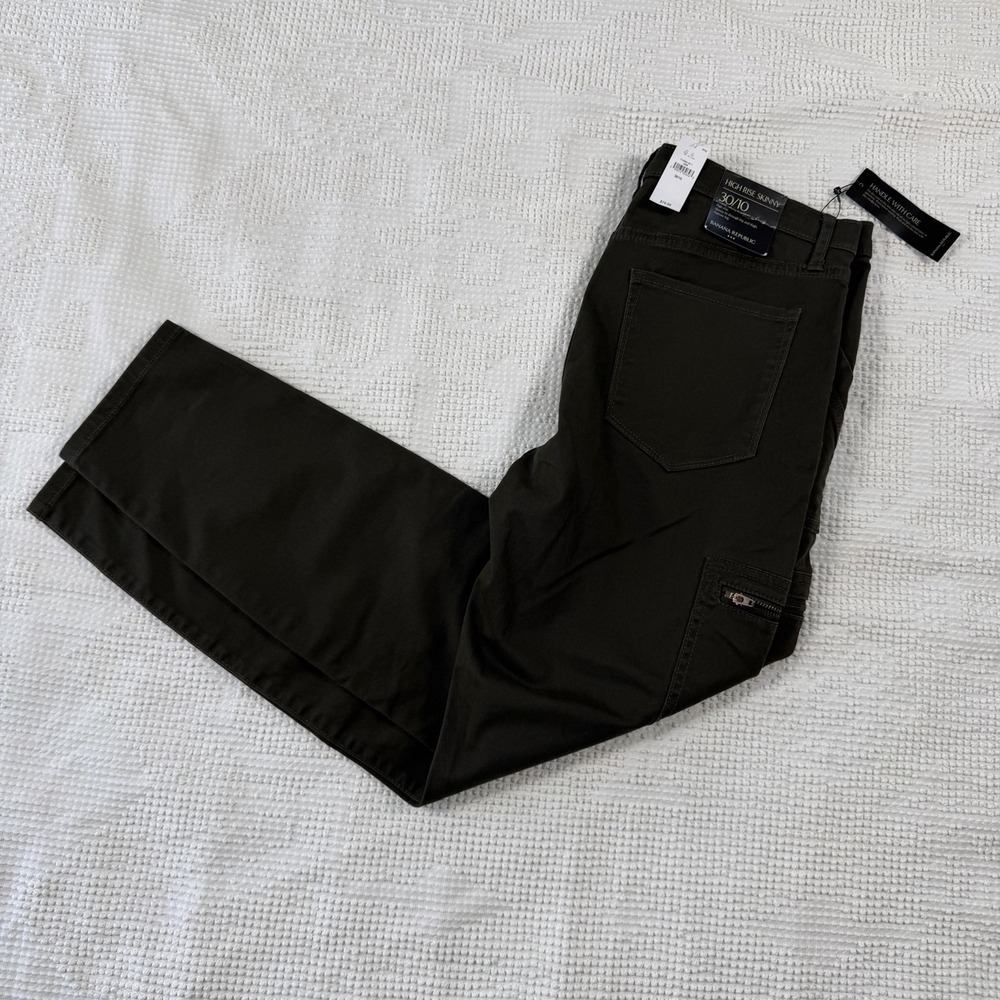 Banana Republic Souffle High Rise Skinny Cargo Pants Womens 30/10